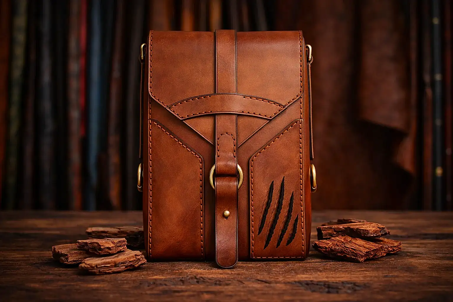 El yapımı hakiki deri çanta modelleri – Alloro Leather Craft