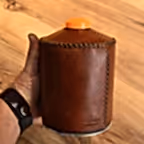 Hakiki Deri Gaz Kartuş Kılıfı El Yapımı 1000 ml Uyumlu