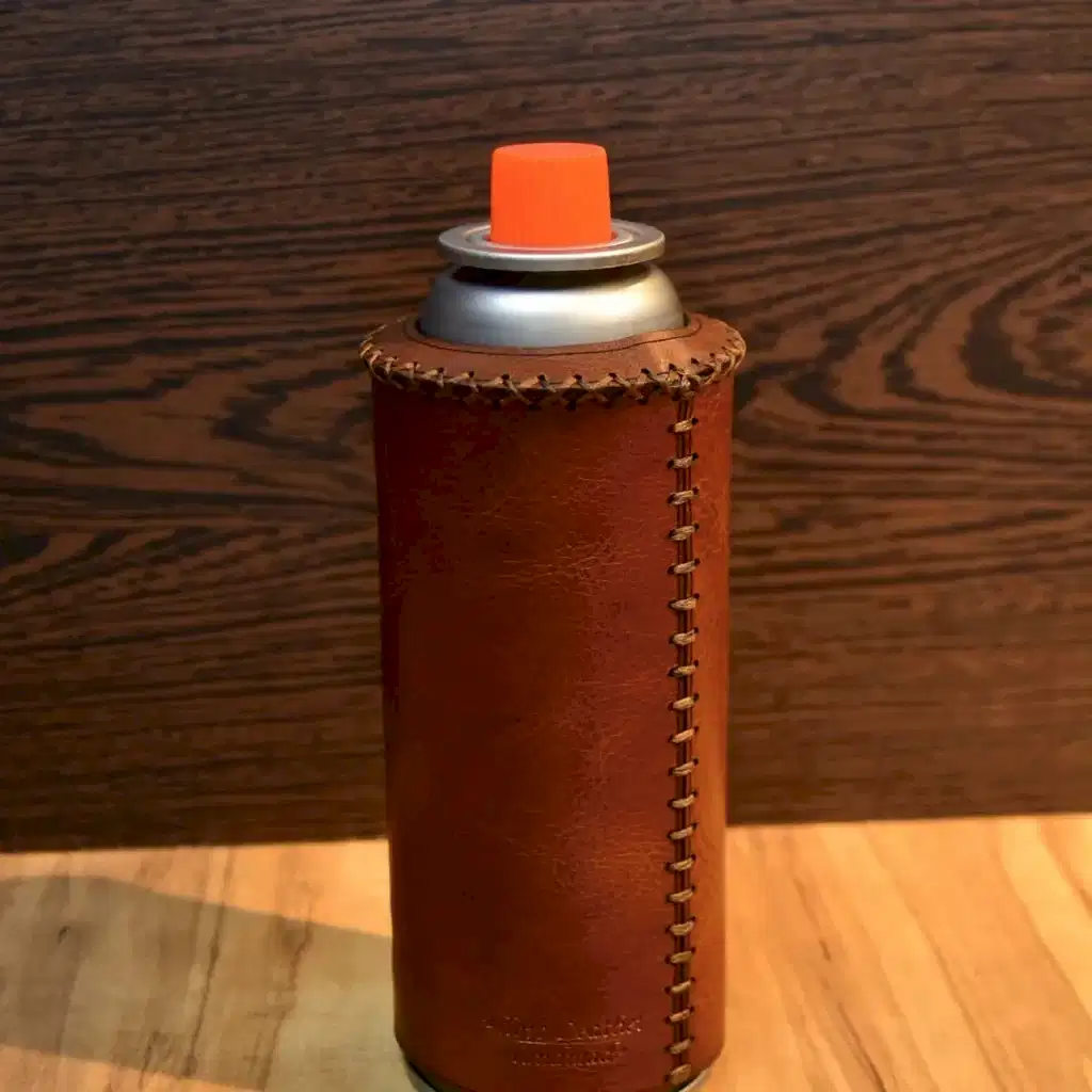Hakiki Deri Gaz Kartuş Kılıfı El Yapımı 500 ml Uyumlu