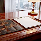 A4 Sekreterlik Clipboard Deri El Yapımı Hakiki Deri Kapaklı