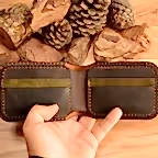 Gladiator Cüzdan Bifold Çıtçıtlı Tasarım Hakiki Deri El Yapımı