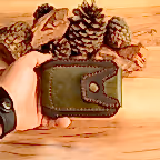 Gladiator Cüzdan Bifold Çıtçıtlı Tasarım Hakiki Deri El Yapımı