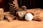 Deri Golf Topu Kılıfı Hakiki Deri El Yapımı Tee Bölmeli
