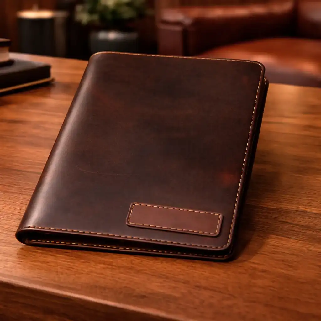 Greg Tablet Kılıfı Organizer Deri El Yapımı Hakiki Deri