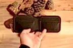 Gladiator Cüzdan Bifold Çıtçıtlı Tasarım Hakiki Deri El Yapımı