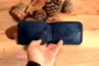 Hector V-1 Cüzdan Katlanır Tasarım Hakiki Deri El Yapımı