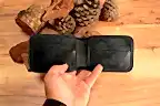 Hector V-1 Cüzdan Katlanır Tasarım Hakiki Deri El Yapımı