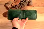 Hector V-1 Cüzdan Katlanır Tasarım Hakiki Deri El Yapımı