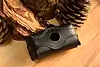 Deri Köpek Poşet Taşıyıcı Hakiki Deri El Yapımı Kancalı