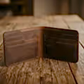 hakiki deri el yapimi rea bifold deri cüzdan