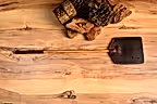 Deri Sinek Sopası Hakiki Deri El Yapımı Ahşap Saplı (Fly Swatter)