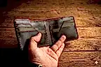 Western V-2 Cüzdan Katlanır Tasarım Hakiki Deri El Yapımı